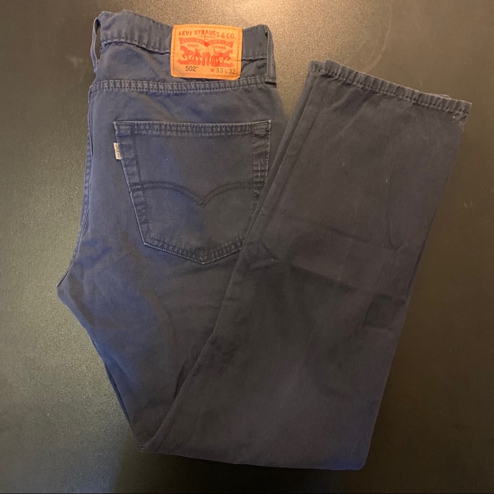 Levi’s 502 33x32 Slim Fit Navy Blue Jeans